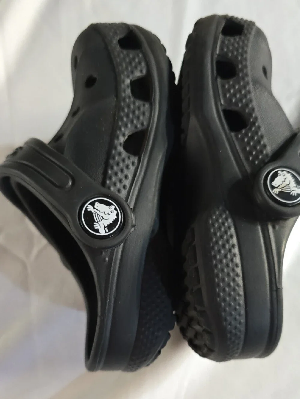 CROCS Kids Black Classic Clog Sandals